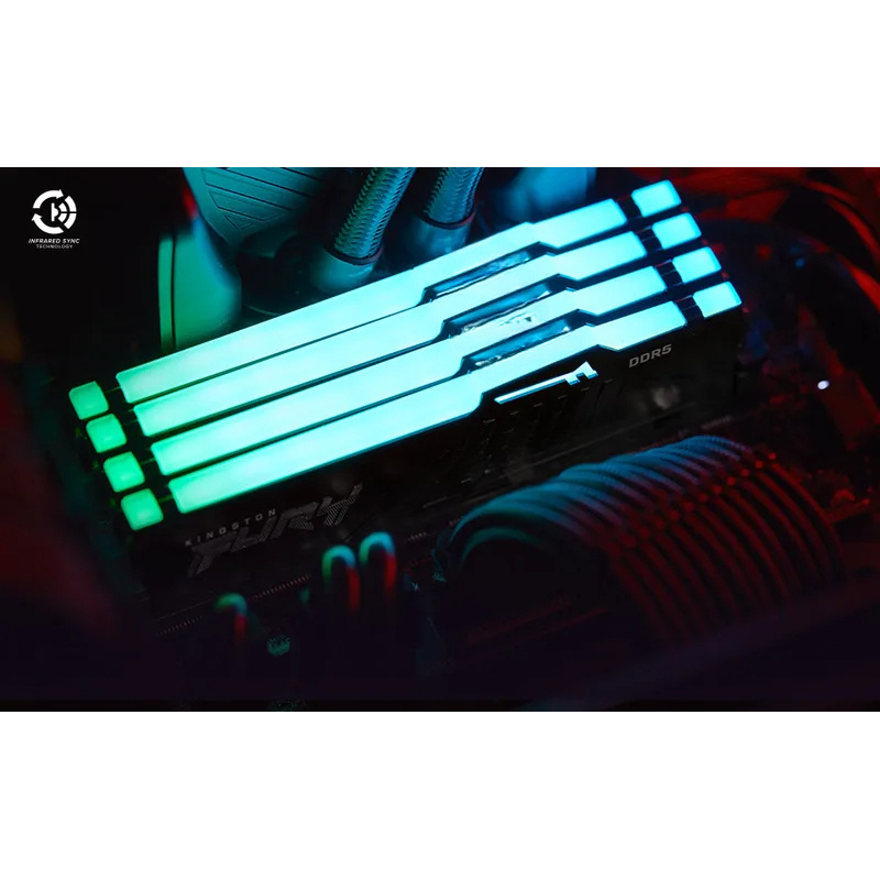 Mémoire de bureau Kingston FUR - 64Gb Ddr5 6000Mhz Cl30 2X32Gb Desktop avis et prix